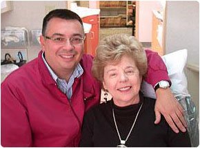 Dr. Serafimov with a patient